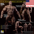 Muff Toys Adam 1 12 Male Super Strong Muscle Flexible Joint Body 6 action Figure