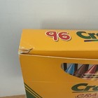 1991 Crayola Crayons 96 Count Big Box With Metallic Gel Fx New