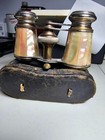 Antique Lemaire Paris France Mother Of Pearl Opera Glasses Rare