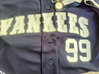 Nwt Genuine Merch New York Yankees Aaron Judge 99   Jersey Navy Blue Mlb L 12 14