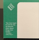 Rare Enron  communication  Note Pad W dr  Martin Luther King Quote - New  