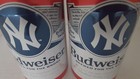 Budweiser  New York Yankee  Two  2   12  Oz Cans  2025 Empty Bottom Open
