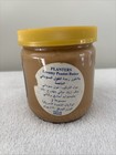 Rare Planters 1992 Full 12 Oz Glass Jar Of Creamy Peanut Butter Arabic Writing 