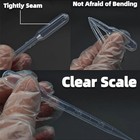 100 Plastic Transfer Pipettes Droppers Graduated 3 Ml 3ml Pasteur