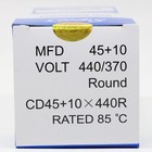 Supco Cd45 10x440r Hvac Motor Round Dual Run Capacitor 45   10 Mfd 440 Volts