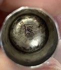 Antique Simons Bros   Sterling Silver Thimble Panel   Scroll Size 9 Sewing Gift