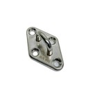 4 Pc Marine Boat Stainless Steel 5 16  Diamond Pad Eye Welded Ss316 Eye Pad Lift