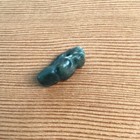 Ancient Pre Columbian Blue Green Jade Pendant Bead Combine Shipping  19