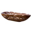 Rare Antique South African Hand Carved Desert Animal Basket 