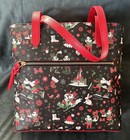 Disney Dooney   Bourke 2017 Woodland Christmas Tote Mickey   Minnie Castle Mwt