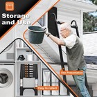 Soctone Telescoping Ladder With Hooks  Extension Ladder 12 5ft Hook 