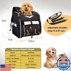 Venforest Dog Bike Basket Foldable Dog Bike Carrier Backpack Large Waterproof