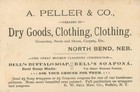 C1880s Bell s Buffalo Soap - North Bend  Nebraska Victorian Trade Card  b 
