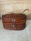 Delton Pretend Play Tea Set Apple Design In Picnic Basket