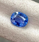 Natural Heated Blue Sapphire Aig Certified Oval Royal Blue 1 89 Ct