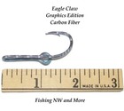 Eagle Claw Graphics Edition Fish Hook Hat Clip - Pin -carbon Fiber