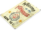 Tin Sign Fun House Circus Metal D  cor Clown Art Kitchen Store Ranch Bar A827