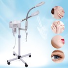  2in1 Hot Facial Steamer 5x Led Magnifying Lamp Ozone Salon Spa Skin Care