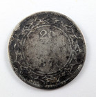 Canada Newfoundland 1876 H Silver 20 Cents Very Good Vg Details Key Date