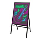 Led Message Writing Board 50 70cm Illuminated Erasable Menu Board Sign 7 Colors