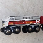 Imaginarium 101312 Js Wooden Locomotive And Passenger Car Works With Thomas Brio