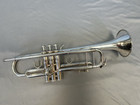 Beautiful  Bach Stradivarius Model 37 Silver Trumpet Outfit By Vincent Bach Usa