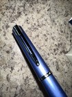 Waterman Paris Fountain Pen Fine F Nib Metallic Blue Lavender W  Original Box