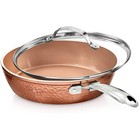 Gotham Steel Hammered 10 Inch Non Stick Frying Pans With Lid  Frying Pans Nonsti