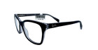 Ray-ban Kids Eyeglasses Frames Rb1591 3529 Shiny Black Clear Cat Eye 48-16-130