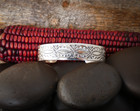 Navajo Bracelet  Sterling Silver Hand Stamped Native American Vintage Cuff