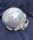 Eddie George Ohio State 1996 Heisman Signed Autograph Mini Helmet Hologram Coa