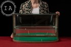Mid-century Curved Glass Countertop Display Case