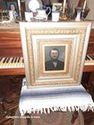Antique 1800s Full Whole Plate  Framed Tintype Un Identified Gentlemen Portrait