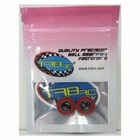 Trb Rc 8x16x5mm Precision Ceramic Ball Bearings Red Rubber Seals  2 