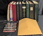 Us Stamps Sweepings And Remainder Collection Lot Of 10 Albums  Folders  Etc
