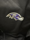 Baltimore Ravens Full Zip Track Jacket Men   s Medium Black Nfl Licensed Nwt