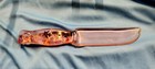 Vintage Vitex Glass Pink Depression Glass Knife 1930s - 1940s