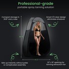 Reneebeautytan Large Spray Tan Tent Deluxe Pop Up Tent Portable Tanning Booth