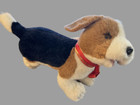 1986 Applause Avanti Baby Animals 13  Beagle Puppy Dog With Red Bow