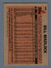 Bill Madlock Signed 1983 Topps Baseball  645 Lscm Coa Pittsburgh Pirates