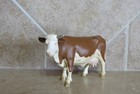Schleich 13134 Retired Fleckvieh Standing Cow Simmental Farm  Toy 2000-09
