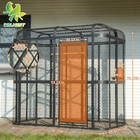 Large Walk-in Silver Gray Flight Bird Cage Aviary Parrot Macaw Finch Lovebirds
