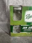 Htf Ball 8 Oz Fruit Embossed Jam Jelly Jars  4 Pack 