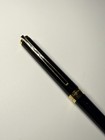 Vintage S  T  Dupont  Laque De Chine  Paris  18k Nib Black   Gold Fountain Pen