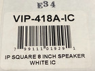 Valcom Vip-418a-ic - White Ip Square 8 Inch Ceiling Speaker For Pa System - New