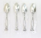 Wallace  romance Of The Sea  Sterling Silver Set Of 4 Teaspoons New 