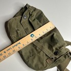 Vintage Military Canvas Shoulder Bag Olive Green Utility Messenger Field Satchel
