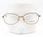 Versace Eyeglasses Glasses Mod 1214 1304 Satin Copper Brown 54-16-135