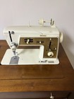 Vintage Wood Sewing Machine Table desk With Storage Drawers