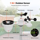 7-in-1 Wireless Weather Station 7 5 In Display For Indoor Outdoor-no Wifi
